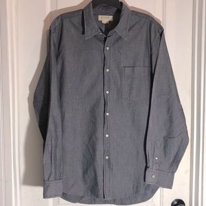 J Crew Long Sleeve Button Down Oxford